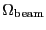 \ensuremath{\Omega_\ensuremath{\mathrm{beam}}}