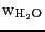 \ensuremath{\mathrm{w_{H_2O}}}