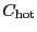 $\ensuremath{C}_\ensuremath{\mathrm{hot}}$