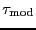 \ensuremath{\tau\ifthenelse{\equal{mod}{}}{}{_\ensuremath{\mathrm{mod}}}}