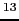 $^{13}$